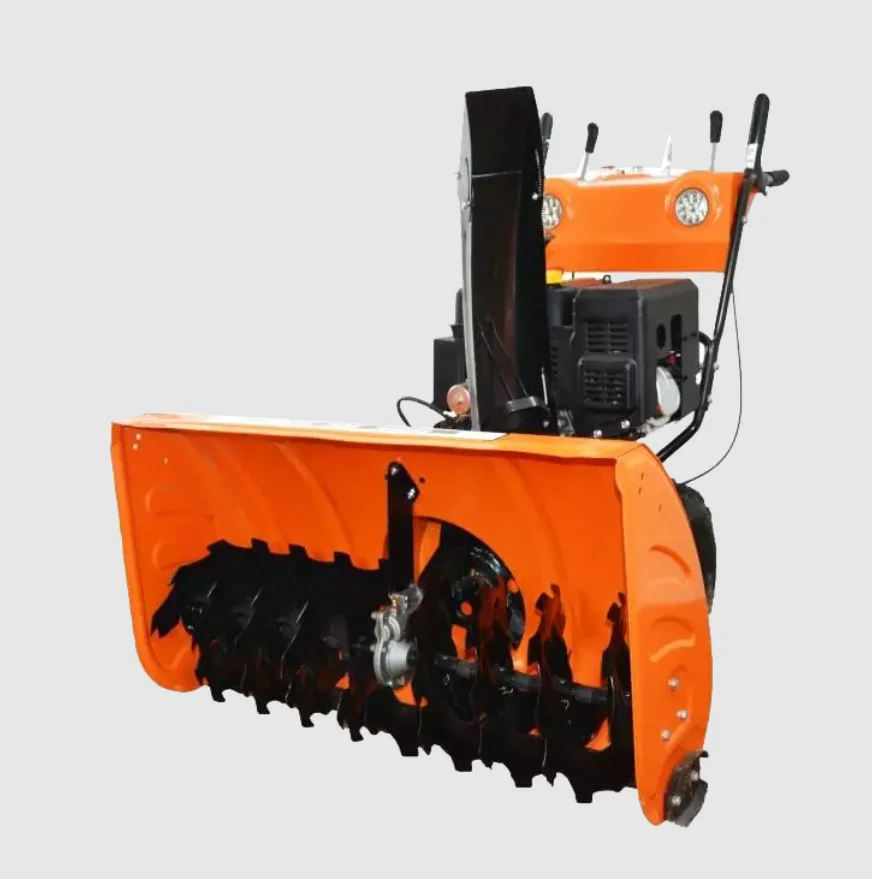 24 Inch Snow Blower Tractor 4 Forward Loncin Engine 6hp Snow Sweeper