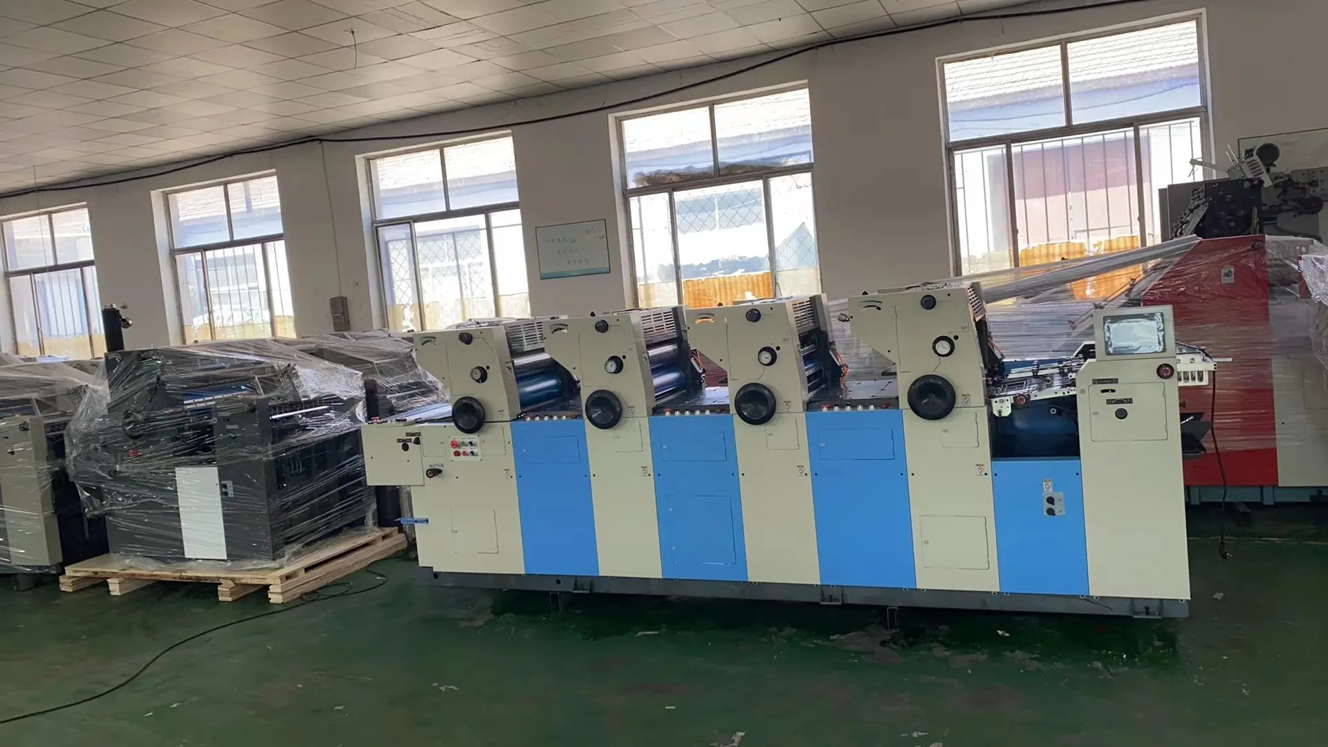 Magazine Book Four Color Fully Automatic High Quality Color Printing Press Paper Poster Offset Printing Machine