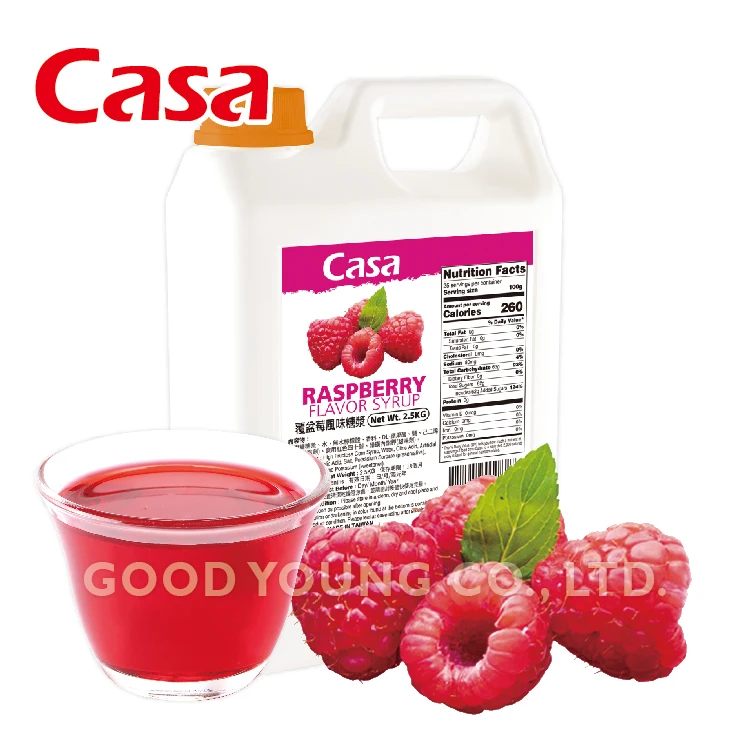 Хороший молодой чай пузырьковый ингредиенты для магазина чая Boba сироп с ароматом малины