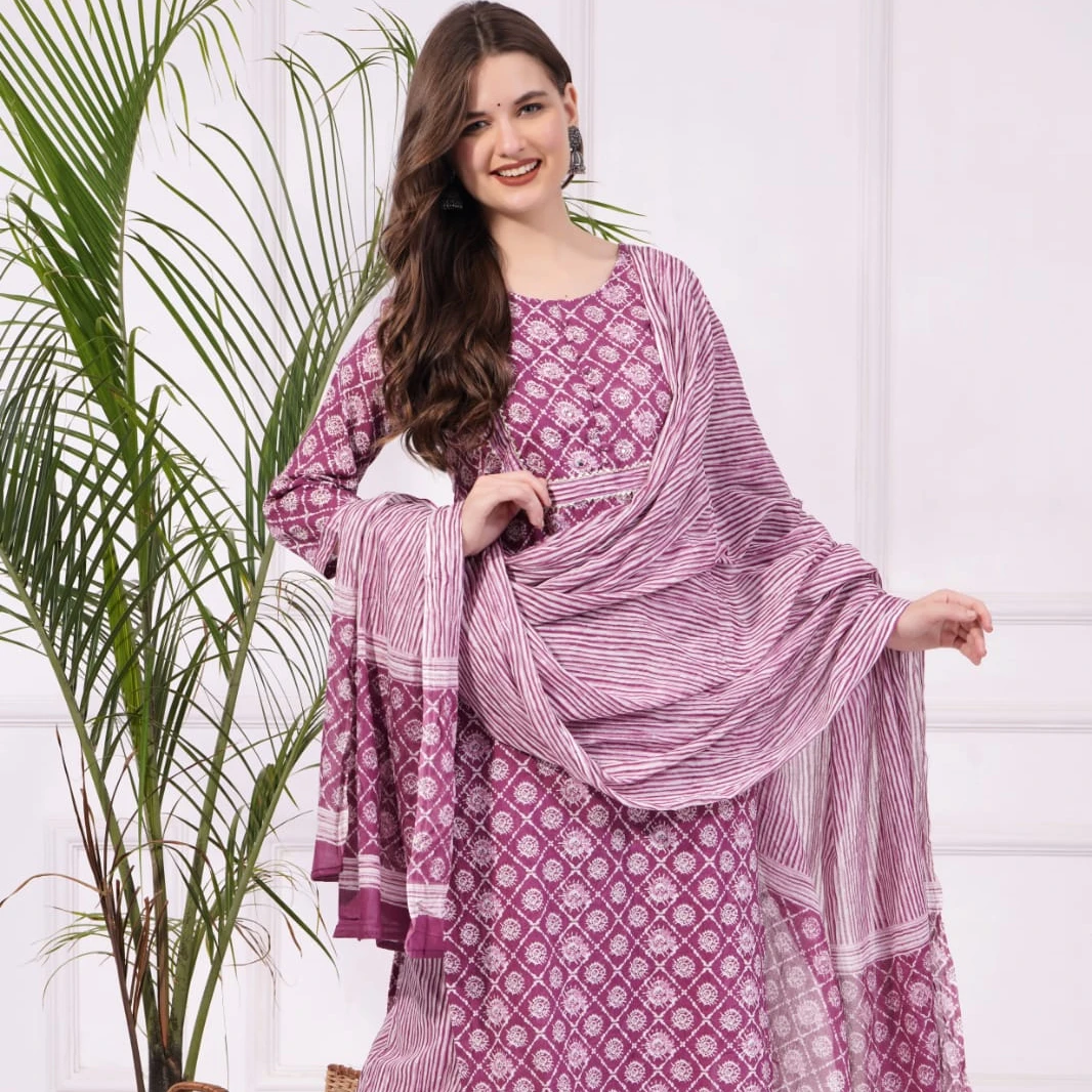 Look Straight Out of a Dreamy Movie Set As  You Turn Around and Walk in This Elegant  Suit the Perfect of Traditional Wear
