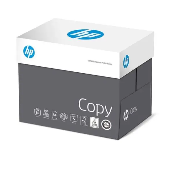 Factory Sale Hp A4 Copy Paper | Wood Pulp A4 70 80gsm Smooth High Brightness White A4 Office Paper | Hp Printer Paper