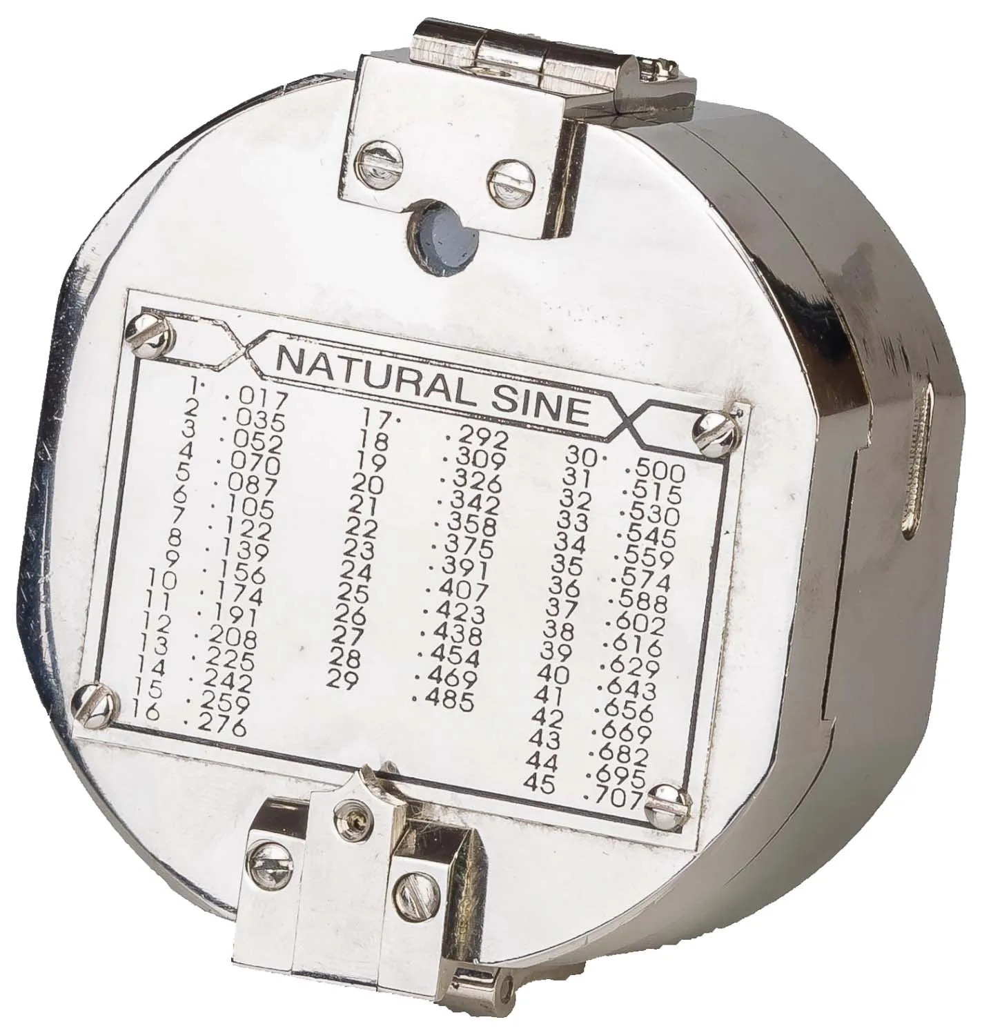 Серебряный компас Маритим корабль украшение Навигация латунь с деревянной коробкой и зеркалом античный морской направленный Магнитный компо