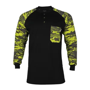 Custom High-Quality Lightweight FRC Cotton Fire-Resistant Work Wear Safety Flame Resistant Shirt