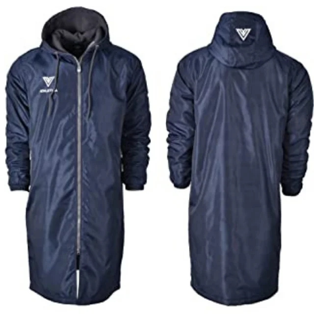 Swim Parka Jacket Sports With Custom Logo And Sizing With Fleece Lining