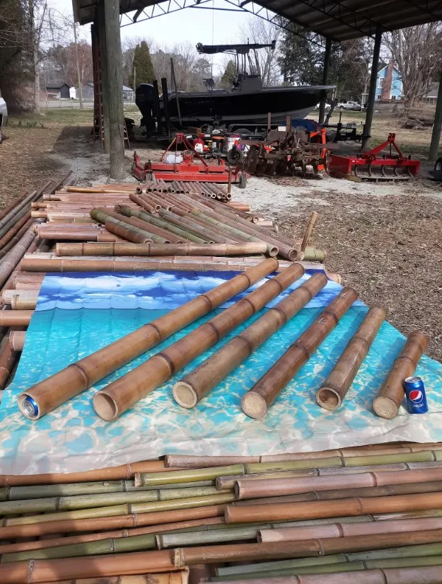 Eco-friendly Different Size Bamboo Pole,Raw Bamboo Materials With