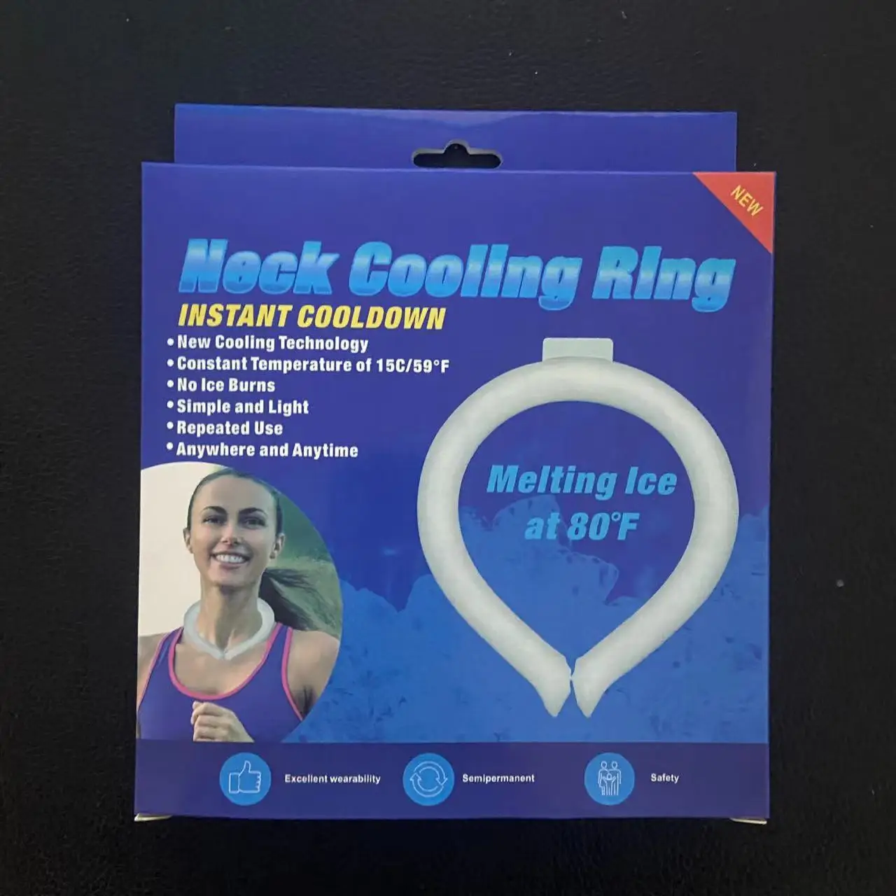 Epsilon New Pcm Neck Cooling Tube Sports Cooling Neck Ring Cooler Neck