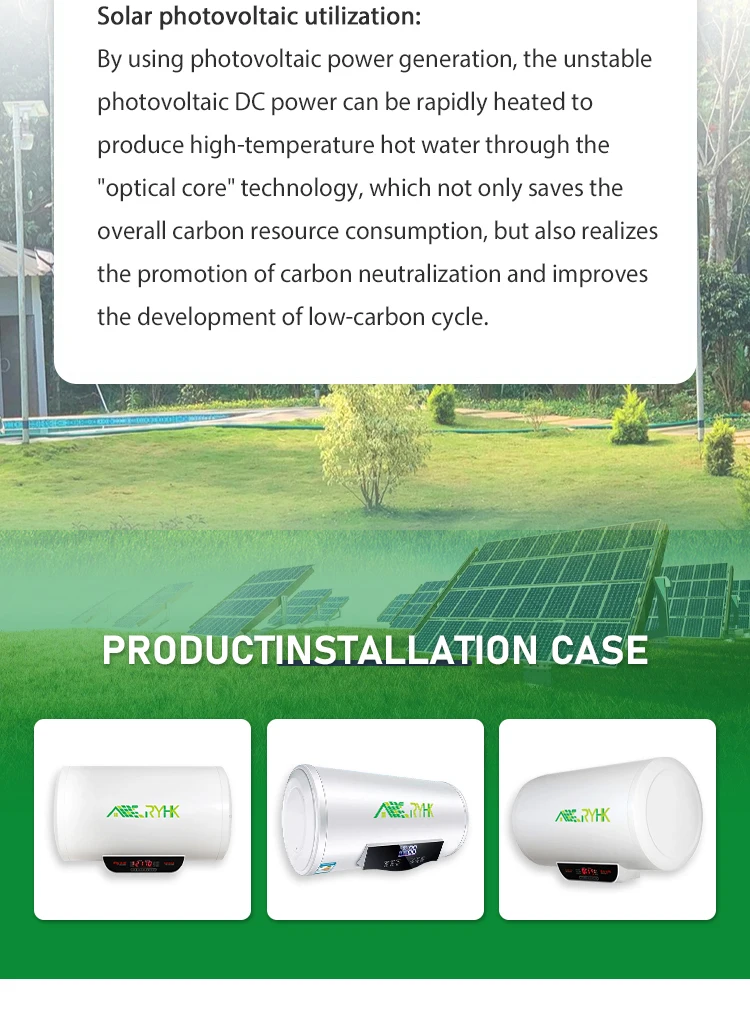 100l Big Capacity Water Tank Stainless Steel Solar Water Heaters For