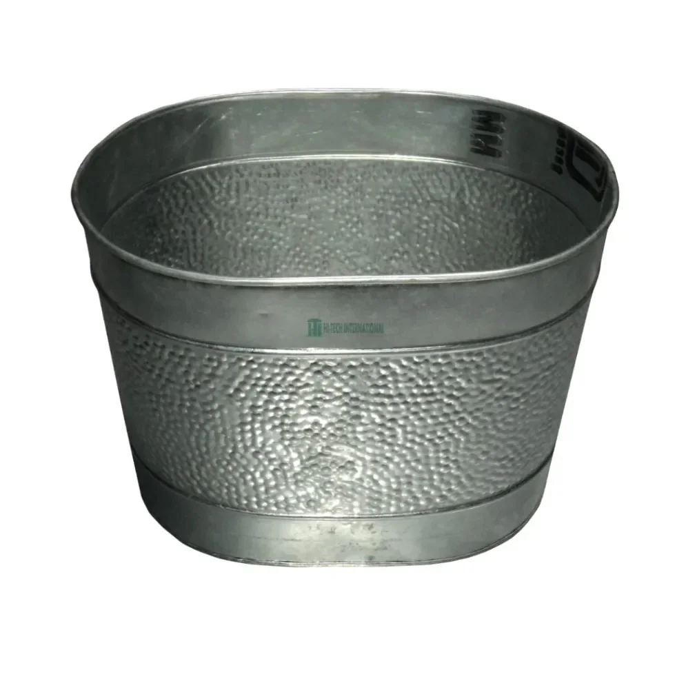 Exclusive Planter Galvanized Planter Round Modern Fashionable Trending