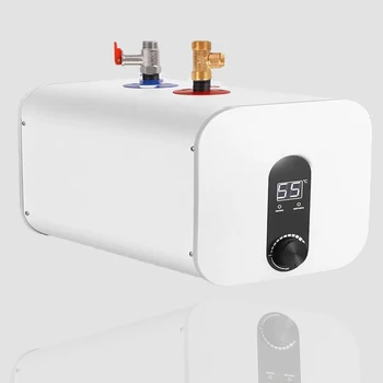 Electric Water Heater Smart 2.16 Gallon Point of Use Hot Water Heaters 120V US Safty Plug Boiler Wash Under Sink (15L)