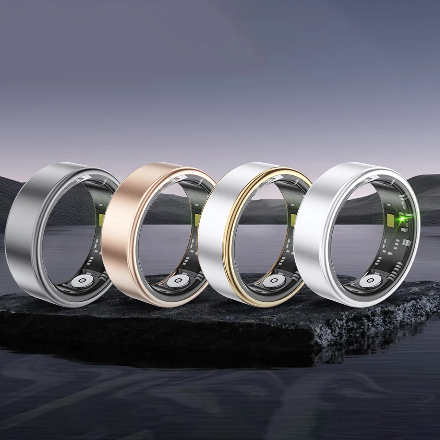 2025 Smart Ring, With Blood Oxygen Detection, Gesture Photo, Heart Rate And Sleep Tracking Functions, IP68 5ATM_voghion.com