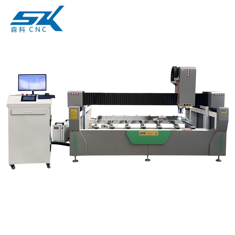 Big Size  Large Format 3d Laser Marking Engraving Printer Sandblasting Machine for Glass Door Mirror