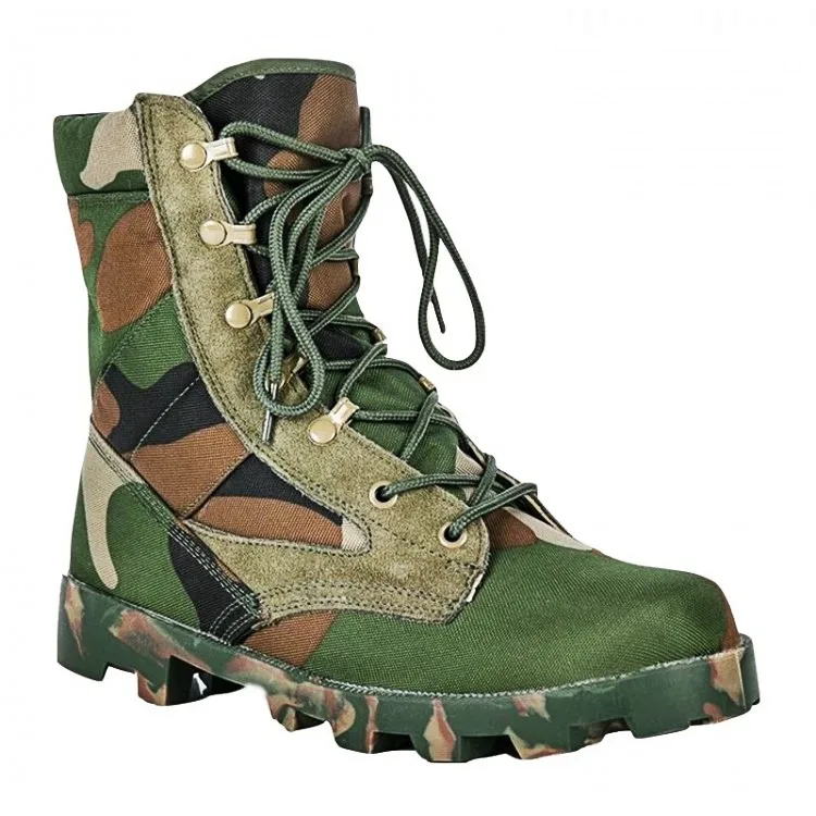Canvas Camo Jungle Boots With Rubber Sole Jungle Trekking Boots Buy