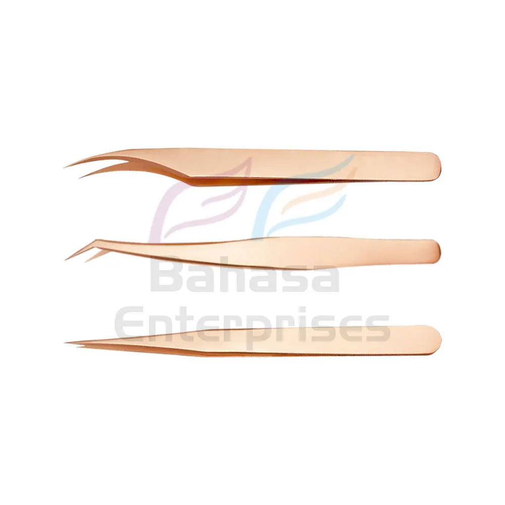 Professional Custom Logo Eyelash Tweezers For Makeup For Beginners