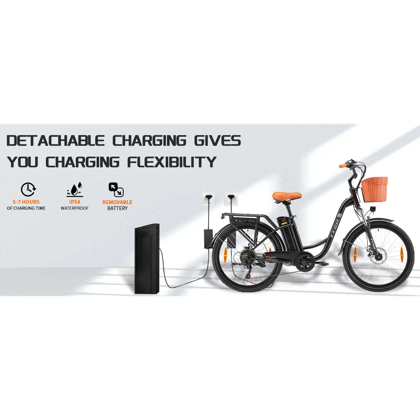 TTGO C2 (YY-26ST) Electric City Bike Ebike