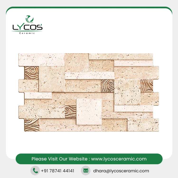 New Arrival Wall Decor Ceramic Tiles 310x560mm Interlock Digital