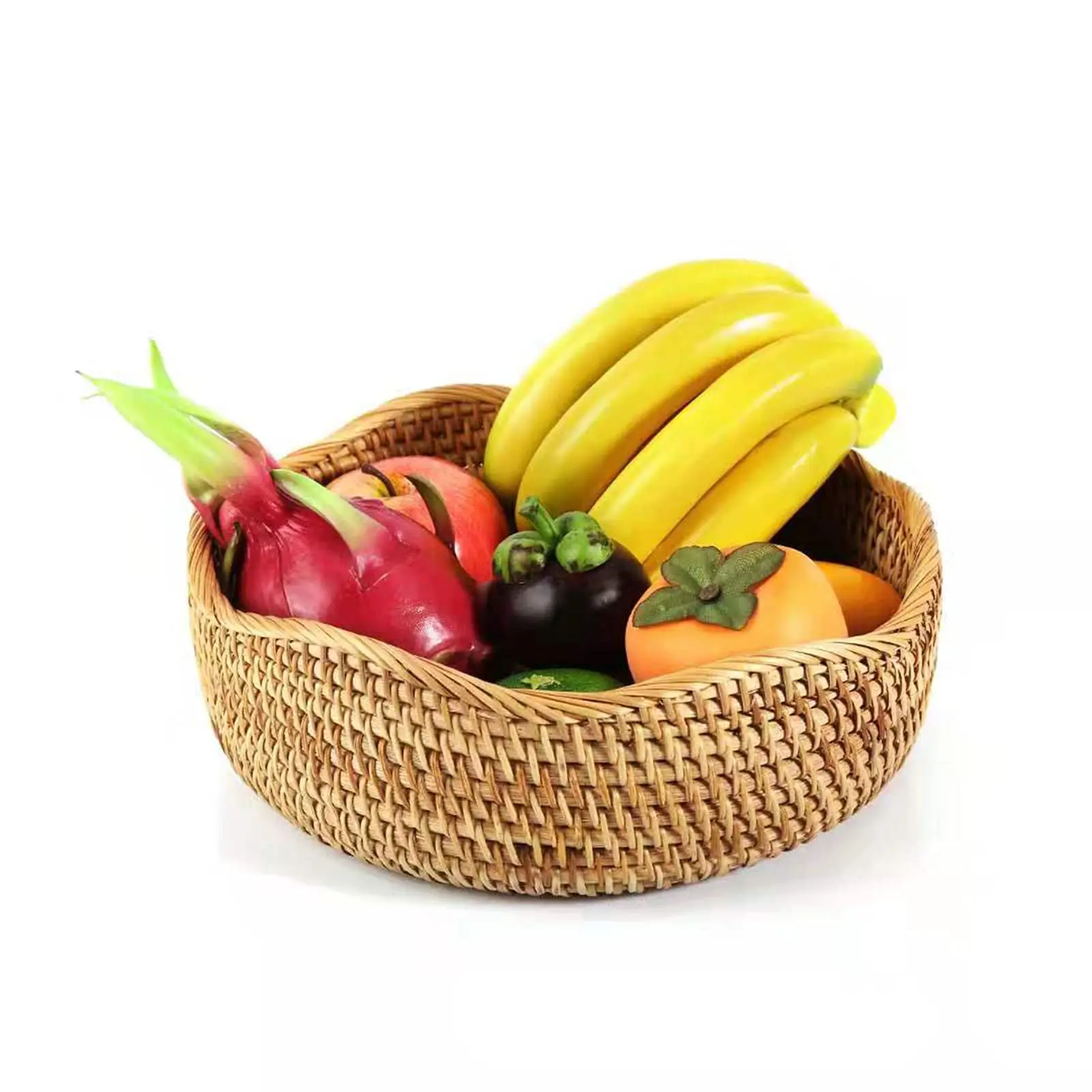 Wicker Handmade Fruit Basket Rattan Storage Basket From Vietnam - Buy ...