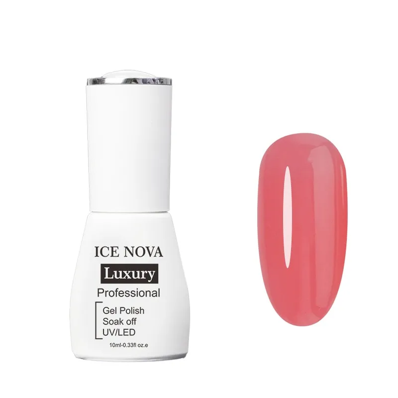 Лед Нова, без разделения, резиновая основа, экологичный, профессиональный, Oem, частная этикетка, красочный стойкий УФ-гель, основа