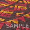 Rush rug (backed) Aztec