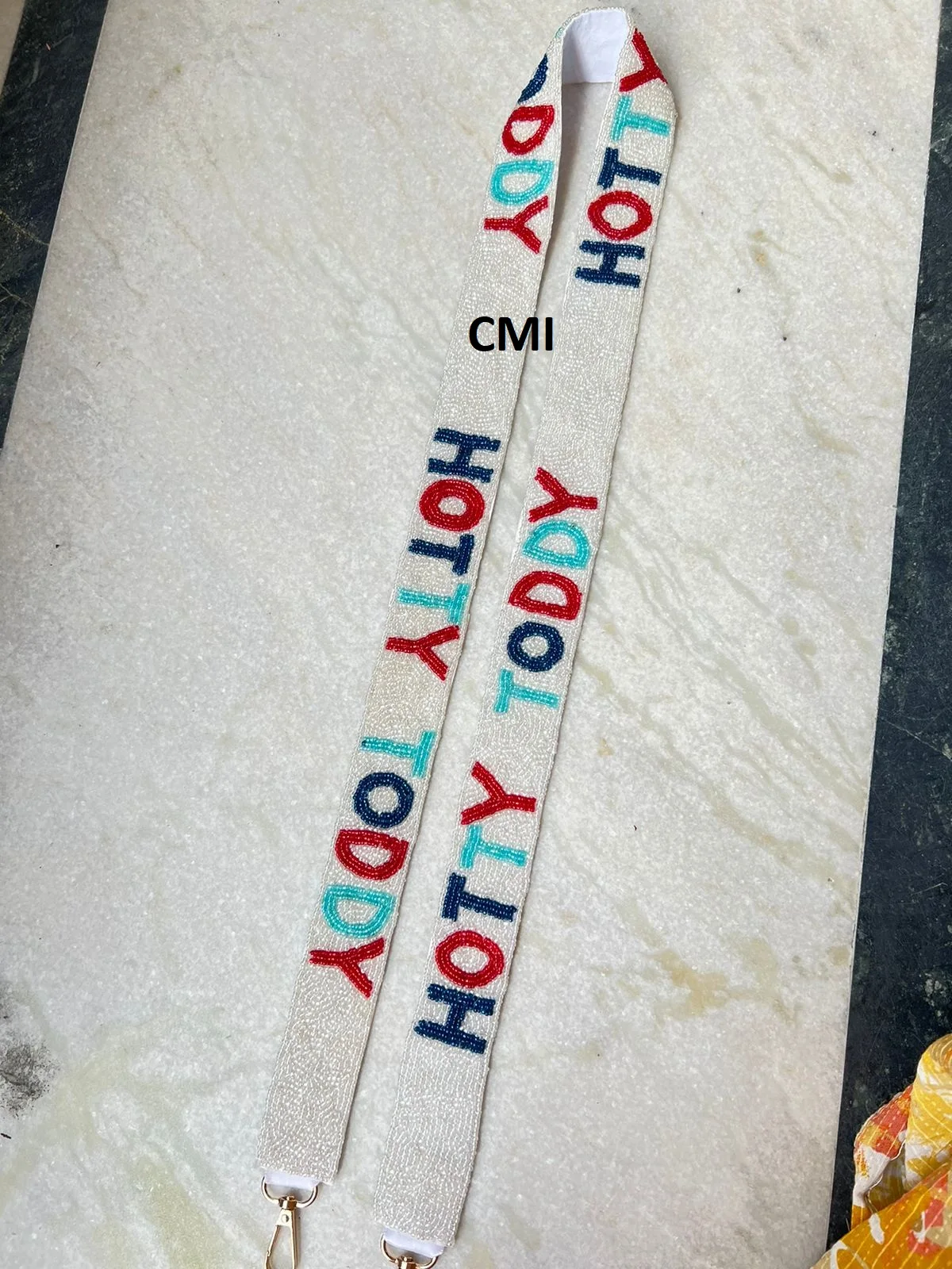 Beaded Purse Strap,Beaded Bag Strap,College Purse Strap,Hotty Toddy