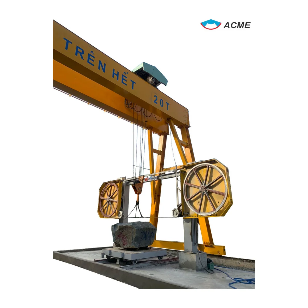High Cutting Efficiency and Low Price Marble and Granite Stone Mono Wire Machine With Automatic Wire Tension Mode