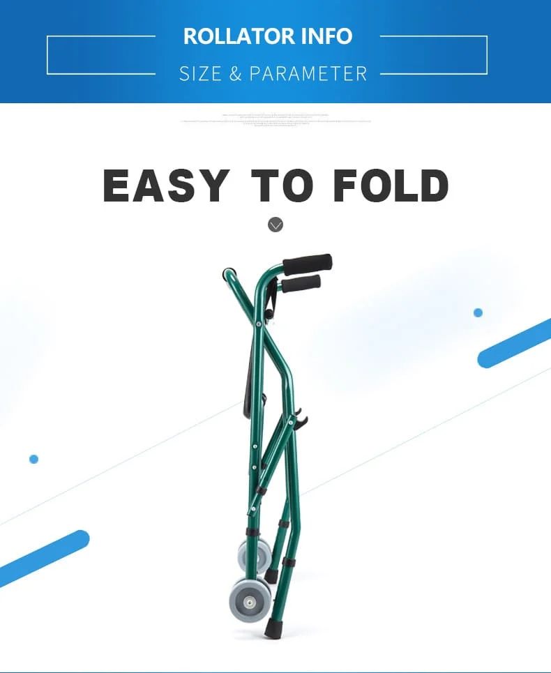 Custom Multi Color Practical Safe Indoor Medical Walker Rollator