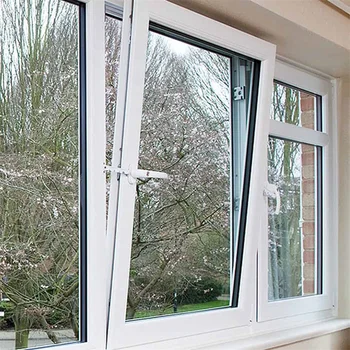 Aluminum Tilt Turn Windows  Slim Frame for More Glass Ventilation Optimized Casement Window Accessories Tilt and Turn