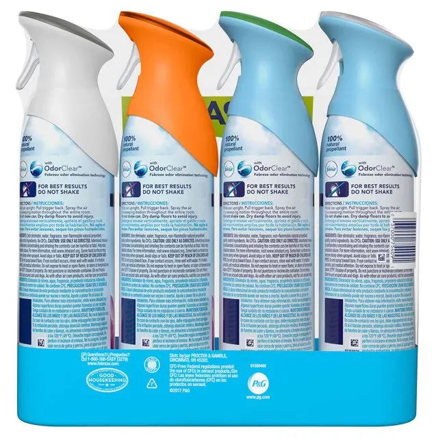 Febreze Air Freshener And Odor Eliminator Spray,Gain Original And