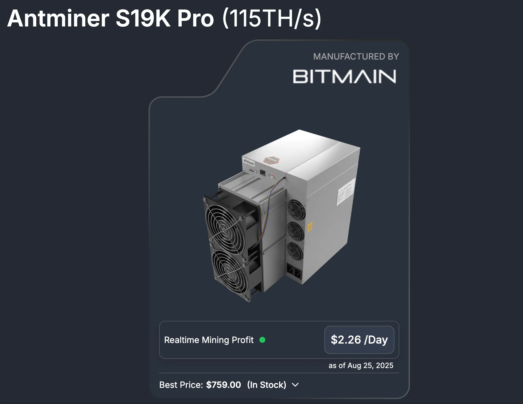 Antminer S19 Bitmain, Bitcoin-miner inclusief PSU Asic Mining SHA-256 Hardware Oemgminer (90T