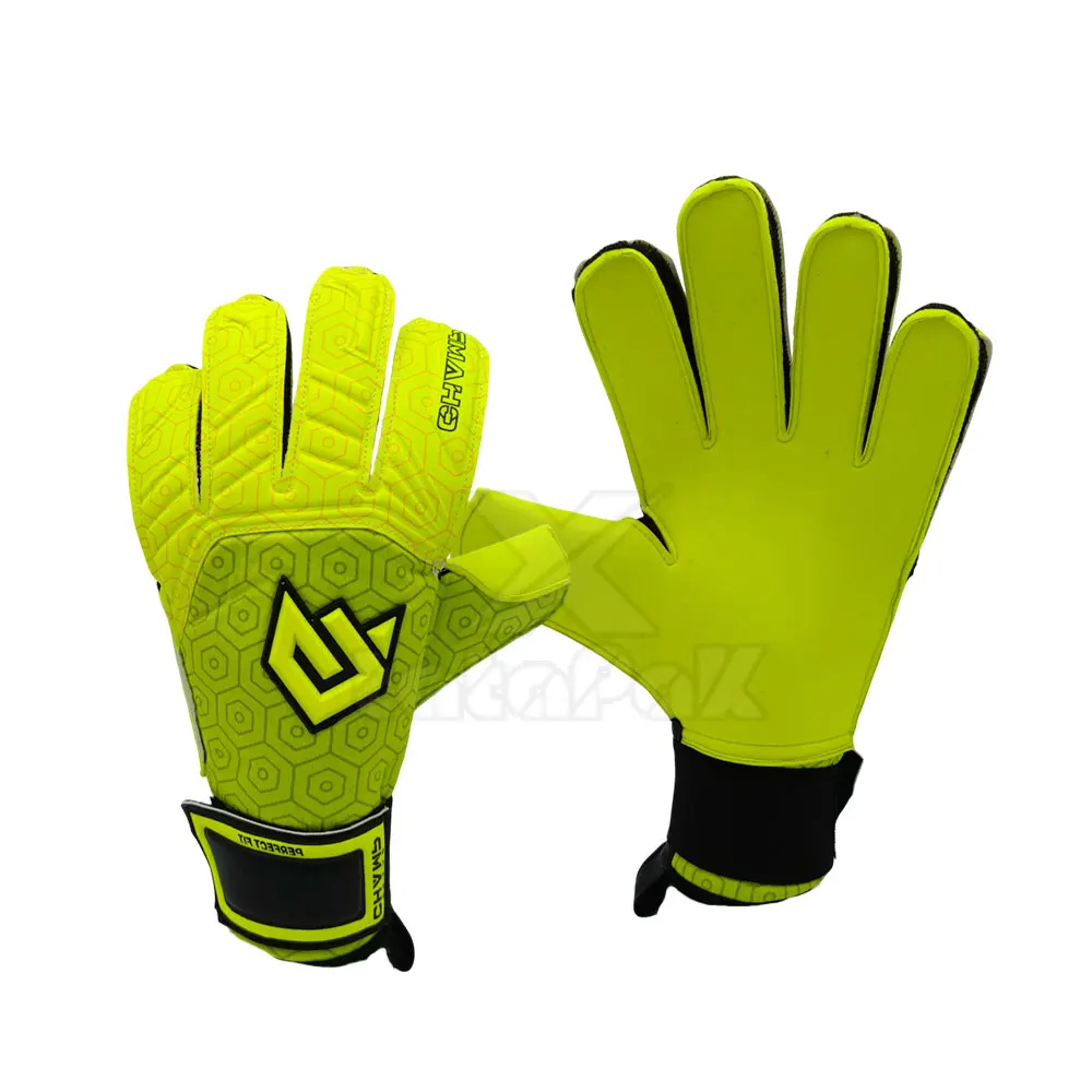 New Professional Goalkeeper Gloves With Fingertips Adult Children Goalkeeper Gloves Thick Latex