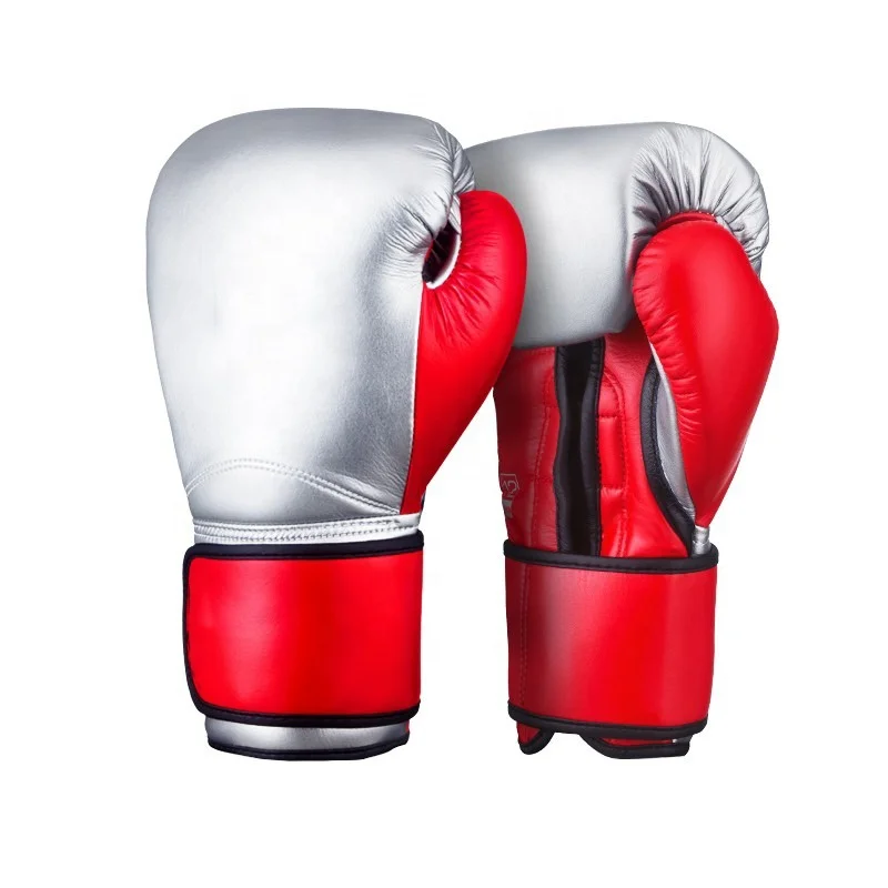 ボクシング Professional SS boxing gloves Red/Silver s-l400.jpg