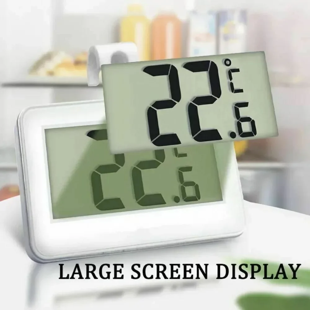 Max and Min Record Function Digital Refrigerator Freezer Thermometerwith Large LCD Display