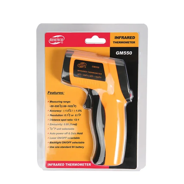 Gm550 Ir Industrial Thermometer Digital Thermometer 50550c Buy Industrial