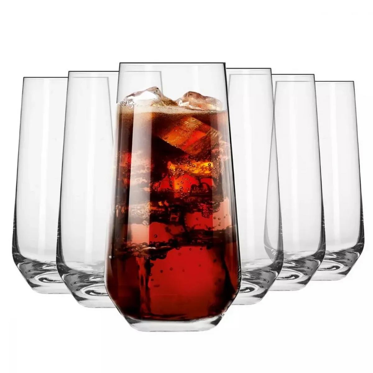 Highball Water Glass 6piece Set Of Glasses 16.2 Oz (480ml