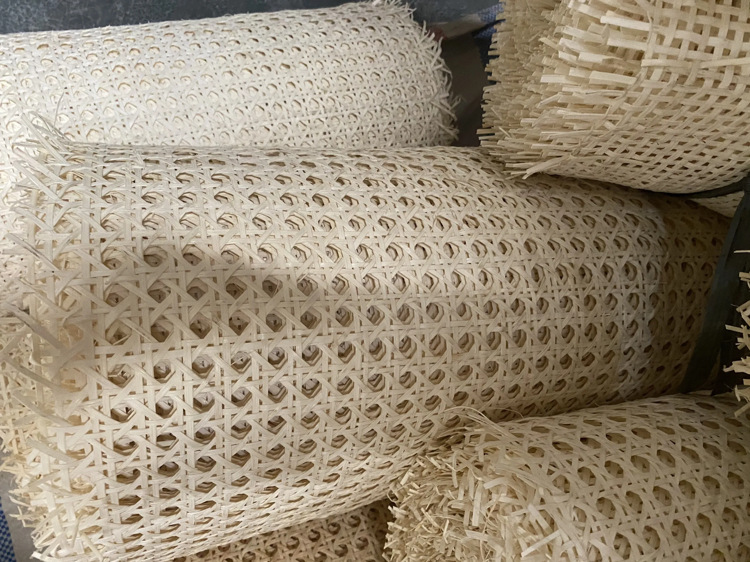 Hexagon Rattan Webbing Cane Or Unbleached Rattan Cane Knitting At New ...