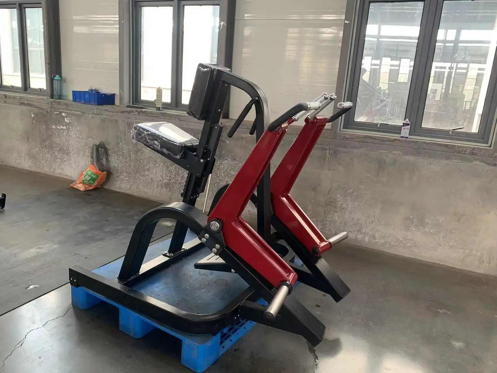 Commercial Gym Machine Plate Loaded Seated Rowing Machine Incline Level ...