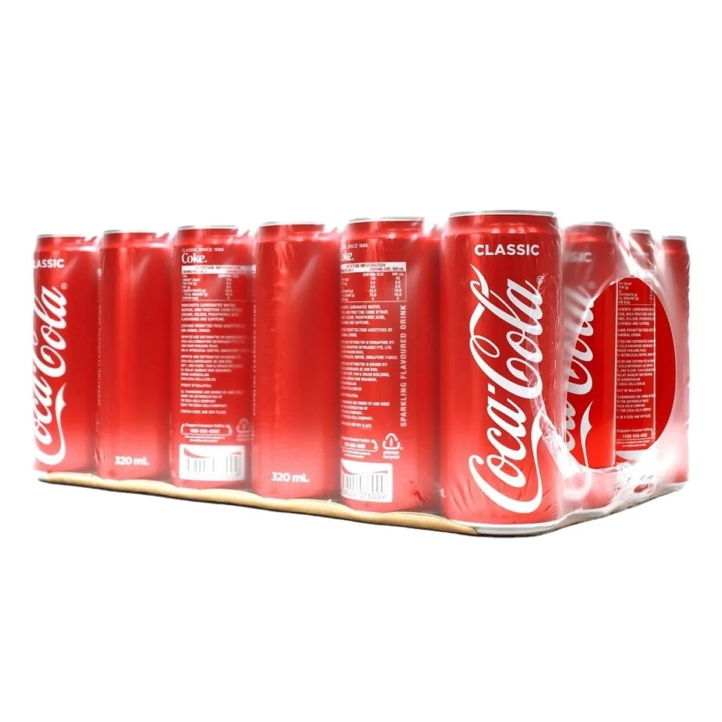 Coca Cola 330ml X 24 Pcs Original Taste Carbonated Drink Halal Beverage ...