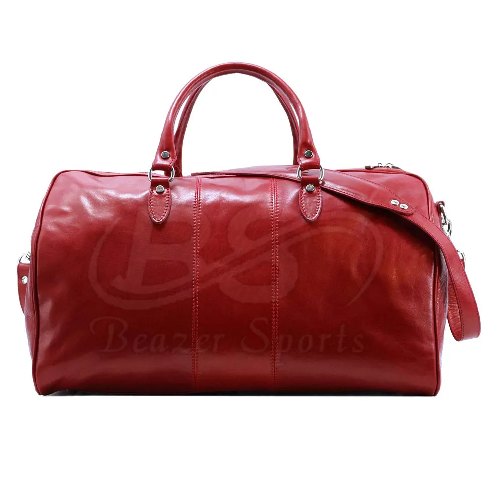 Wholesale Personalized Leather Duffle Bag Foldable Sport Travelling