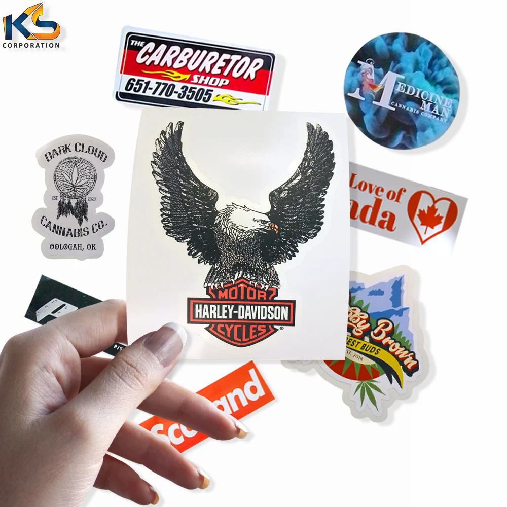 Custom up Wing Eagle Logo Decal Stickers for Motorcycle, Car, Lockers, Water Bottle Decoration Stickers