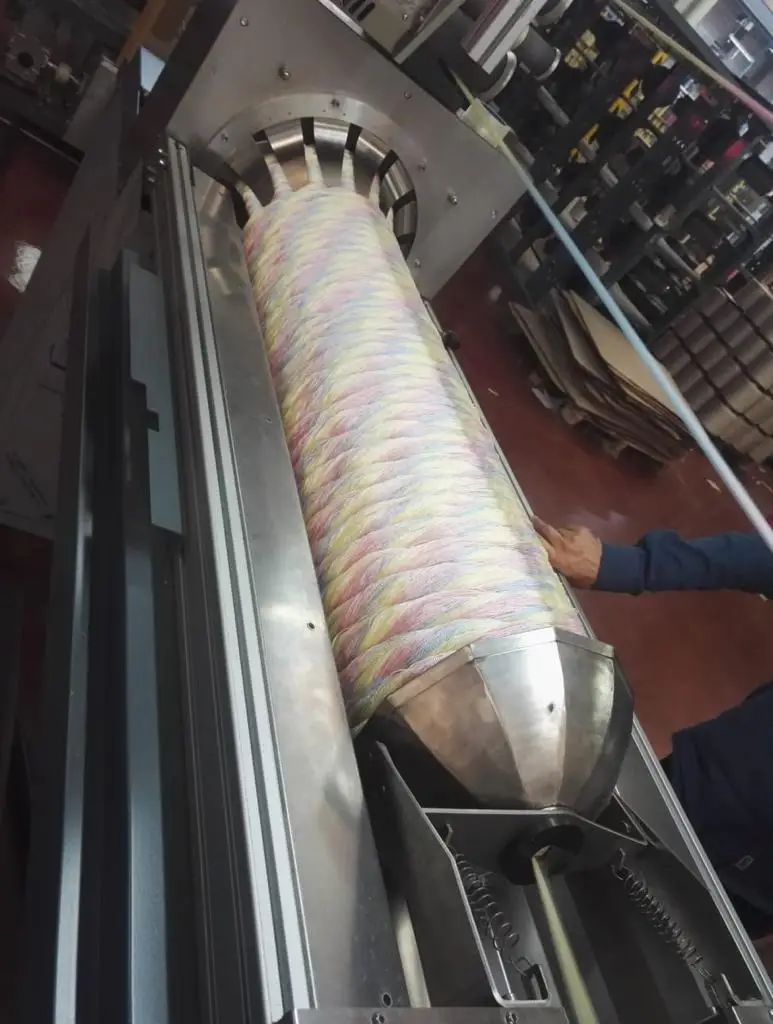 Digital Textile Dyeing Machines Full Set 7-in-1 Yarn Printing Machine