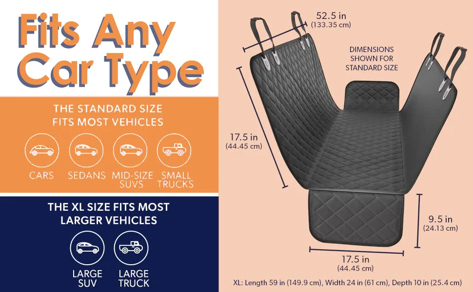 Hot Selling Factory Sales Nonslip Waterproof Durable Pets Dog Car Seat