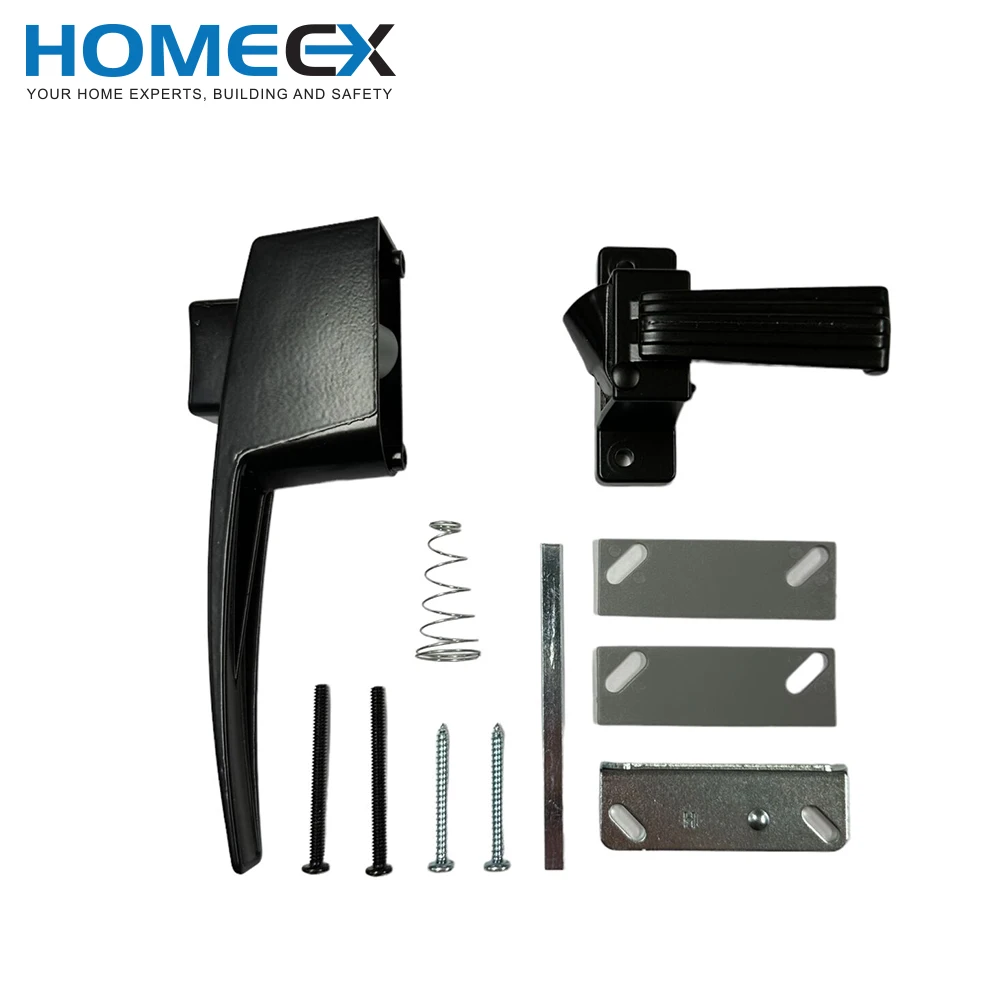 Push Button Screen or Storm Door Latch, Aluminum