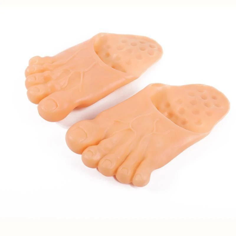 Luocute Zapatillas de Pies Divertidas Descalzas para Halloween, Zapatillas de Pie Grandes, Cubre Zapatos, Accesorios para Disfraces de Halloween, Zapatillas de Punta de Cosplay Luocute Zapatillas de Pies Divertidas Descalzas para Halloween, Zapatillas de Pie Grandes, Cubre Zapatos, Accesorios para Disfraces de Halloween, Zapatillas de Punta de Cosplay