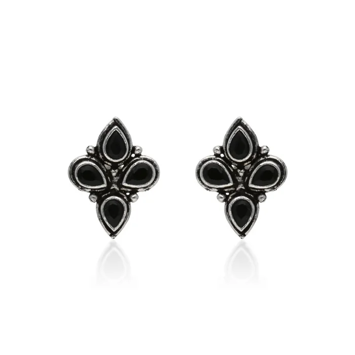Latest Black Color Tops Studs In 