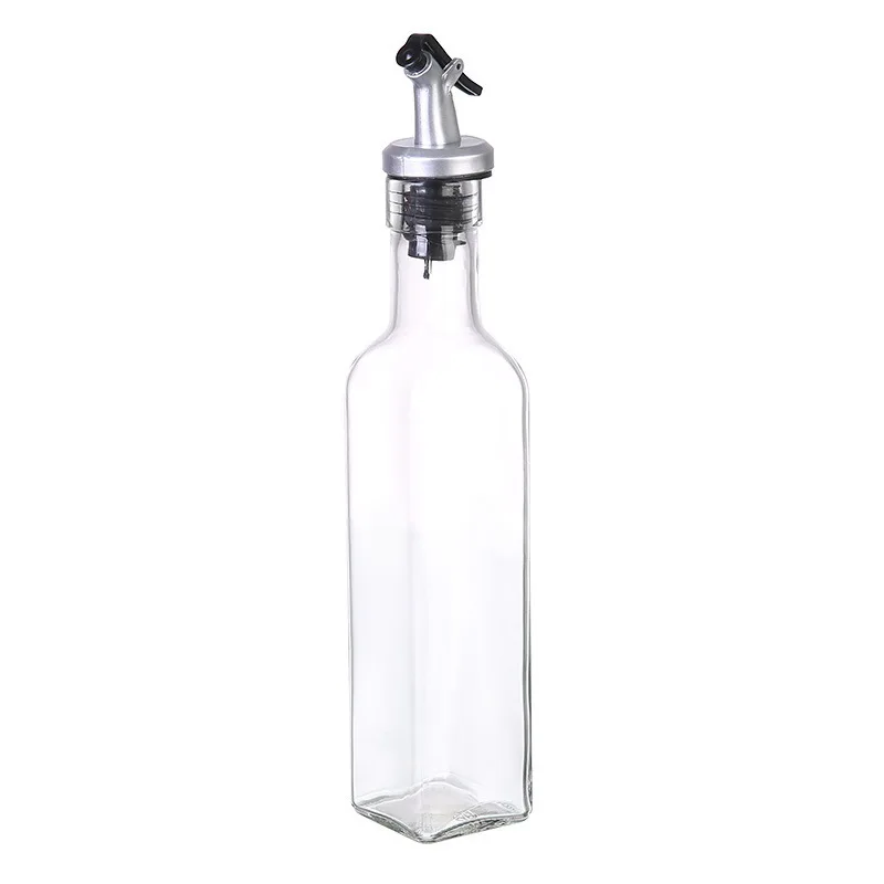 Kitchen Glass Bottle Without Oil Hanging Controllable Amount of Oil Bottle Bottle Transparent Seasoning Glass Bottle