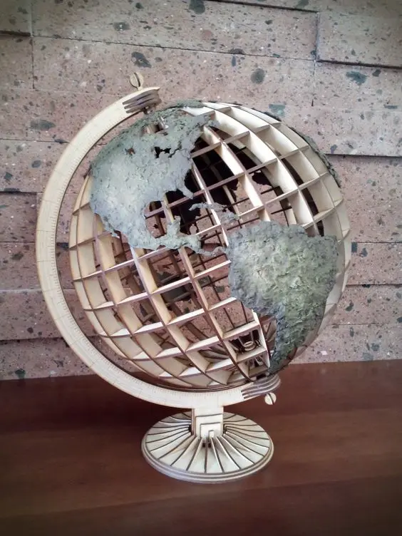 Алюминиевый литой золотой шар для домашнего стола украшения Рождественский подарок аксессуары офиса и декора