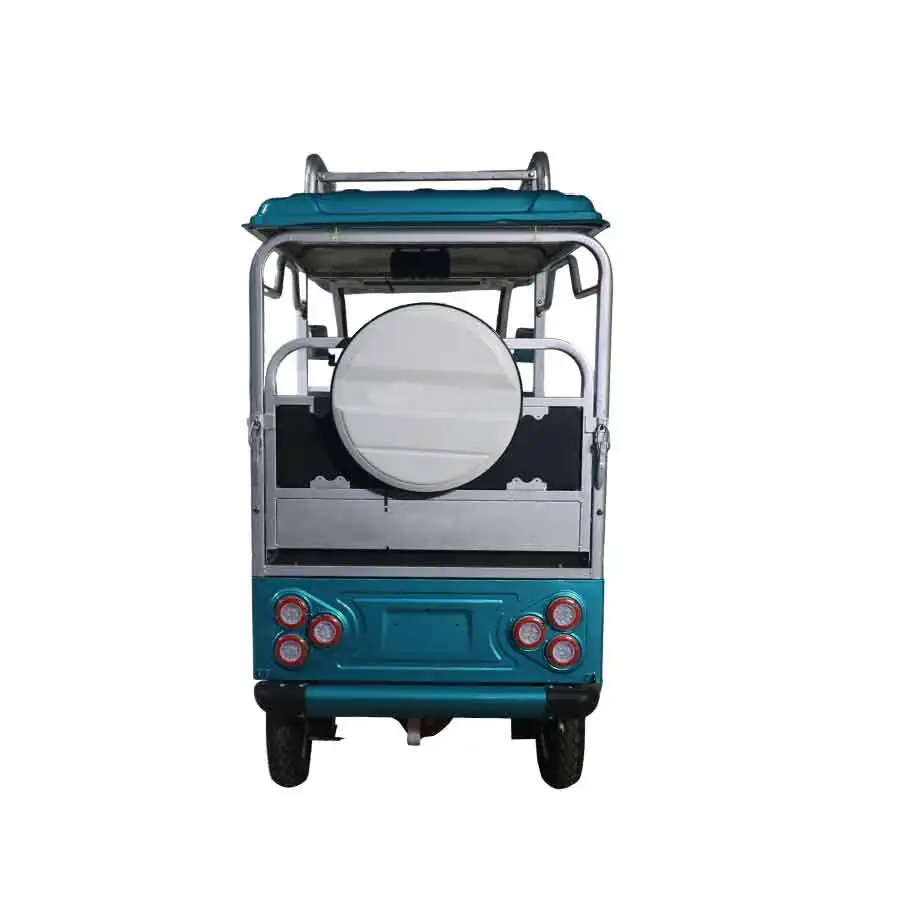 QSD 1200W Electric Rickshaw 48V Open Body Battery-Powered Passenger-Friendly 30-50km/h 90km Range Factory Direct Wholesale Price