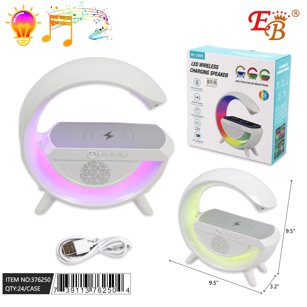 BT 2301 Hi-Fi LED Charging Speaker 24PCS/CS Remote Control Memory Card Support 10W for Home Theatre Outdoor Party Audio Player