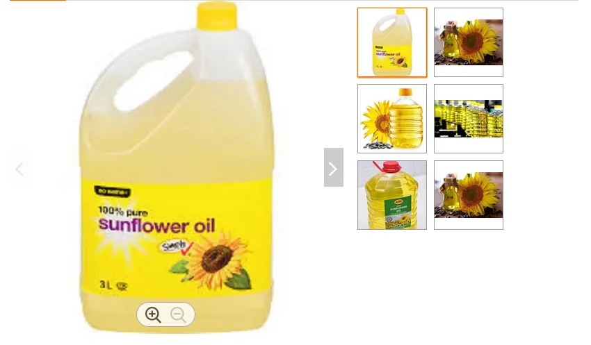 Refined Sunflower Oil Cooking Oil