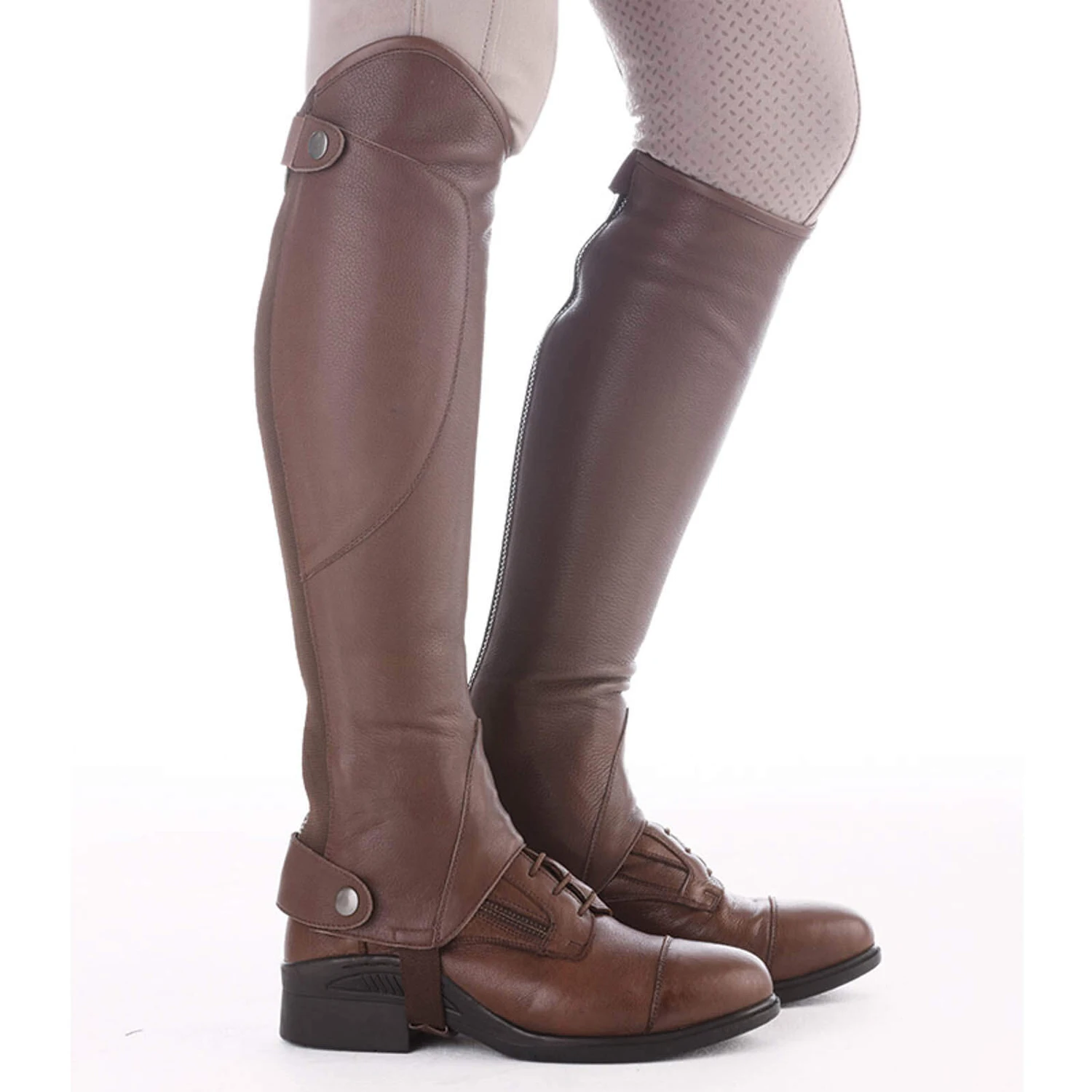 High Quality Horse Riding Half Chaps Adjustable Horse Riding Leather ...