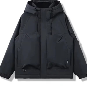 Filled Down Coat Warm Wear-Resistant Winter Winter Unisex Windbreaker Outdoor Down Jackets